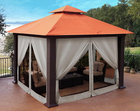 best 10x10 gazebos with mosquito netting