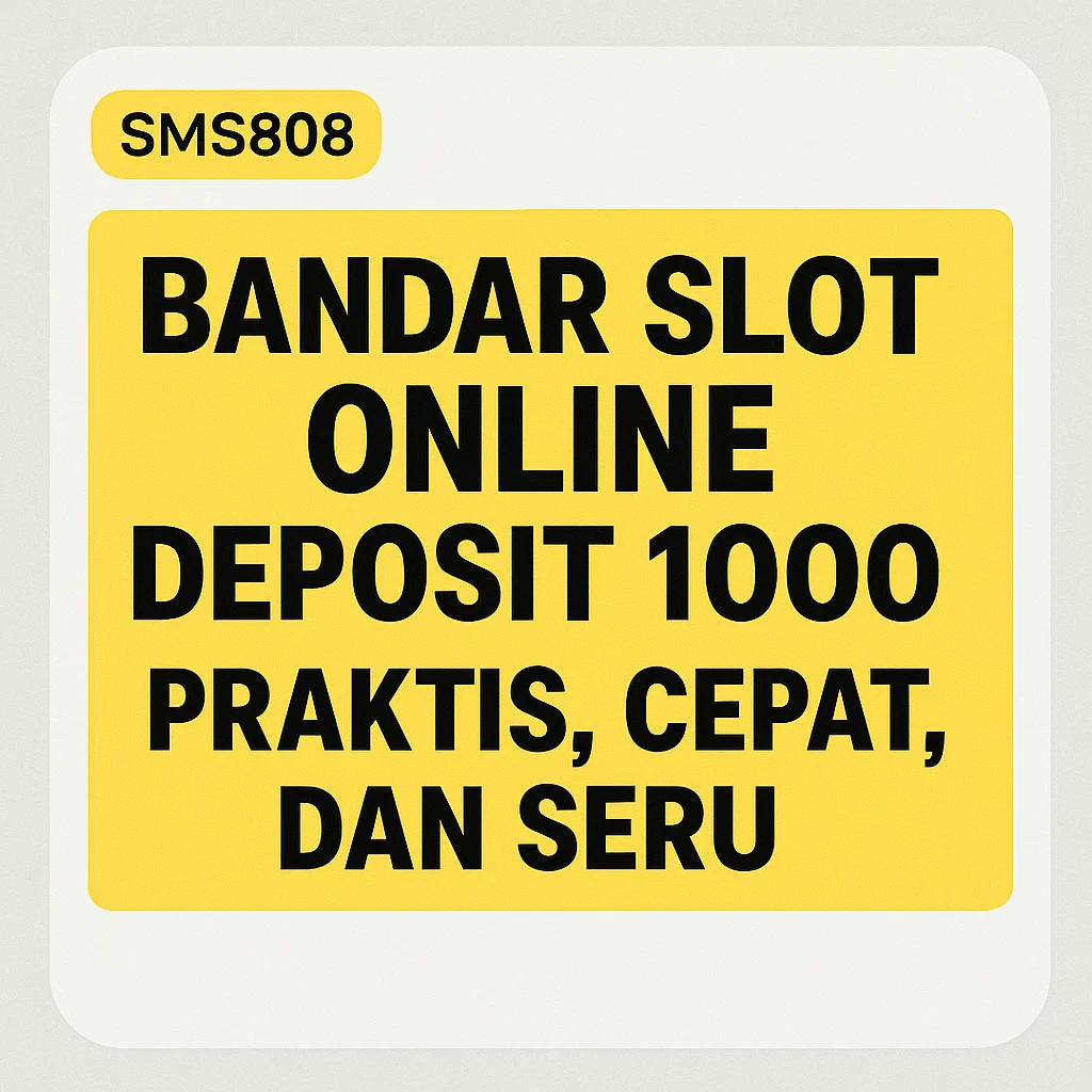 bandar slot online SMS808